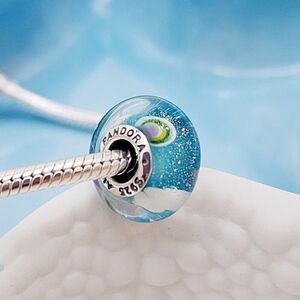Pandora Rainbow Murano Glass Charm in Sterling Silver